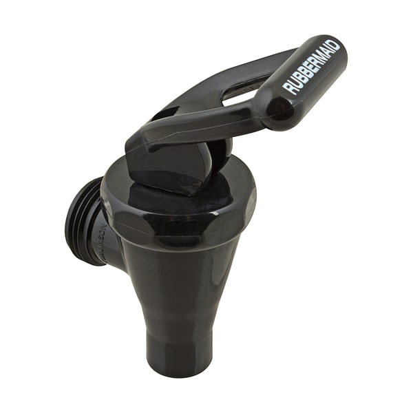 Rubbermaid Faucet, S, Blk Plst, Crvd Hndl For - Part No Rbmd3358L6 RBMD3358L6 - main